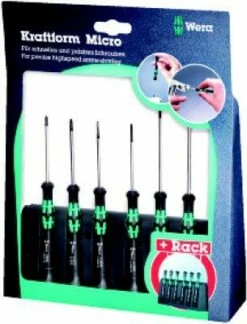 Elektronik-S-Dreher Satz 6-tlg. Torx BO Wera