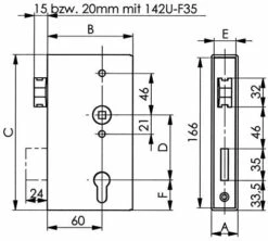 Schlosskasten 140U-30,PZ,E72,VK8,D60,2tourig,blank 7 Schlosskasten 140U-30,PZ,E72,VK8,D60,2tourig,blank -BURG WÄCHTER Verkäufe 91193631 1