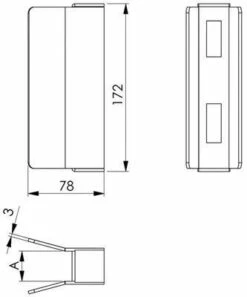 Schließkasten 147S-40 Zum Anschweißen -BURG WÄCHTER Verkäufe 91193644 1