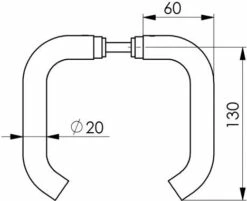 Türdrücker 419G,EdelstahlVK8,TS30-50mm, Runde Form -BURG WÄCHTER Verkäufe 91193653 1