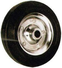 Gummirad 200 Mm Stahlblech Rollenkorbl.