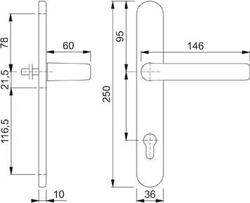 Halb-Grt.Schild1313G /3357-I F9016 8/40PZ-92 4 Halb-Grt.Schild1313G /3357-I F9016 8/40PZ-92 – Bild 2