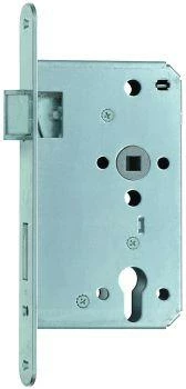 Stahltürschloss 9/65/72mm PZW Verz.DIN R