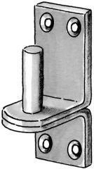 Aufschraub-Haken D16mm V2A