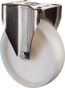 Bockrolle EdelStahl Rad-d 80mm 100KG Tragf.