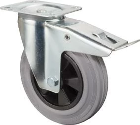 Lenkr M. Festst.200 Mm KUFelgeBlaugr.Reifen 3 Lenkr M. Festst.200 Mm KUFelgeBlaugr.Reifen