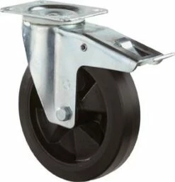 Schwerl.-Lenkrolle 200mm M. Festst. L120.B60.200