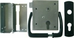 Uni-Kastenschloss PZ M. Grt. U.schiessender Falle