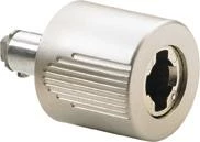 Zylinder-Drehgriff, Linksmatt Vernickelt Typ 451 N