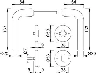 Grt. Rosette F1 150/42KV/42KVS,8,PZ 4 Grt. Rosette F1 150/42KV/42KVS,8,PZ – Bild 2