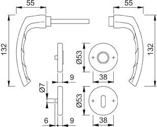 Garnitur Rosette199/42KV/42KVSGRT- F1 8 8 SK/OL 4 Garnitur Rosette199/42KV/42KVSGRT- F1 8 8 SK/OL – Bild 2