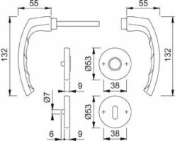Garnitur Rosette199/42KV/42KVSGRT- F9 8 8 SK/OL 6 Garnitur Rosette199/42KV/42KVSGRT- F9 8 8 SK/OL -BURG WÄCHTER Verkäufe 91196470 1
