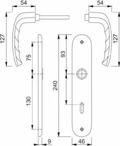 Garnitur Schild1810/273P GRT-SST F1 8 PZ-72 37-42 -BURG WÄCHTER Verkäufe 91196496 1