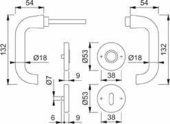 Garnitur Rosette138L/42KV/42KVSGRT-R/L F1 8 SK/OL 6 Garnitur Rosette138L/42KV/42KVSGRT-R/L F1 8 SK/OL -BURG WÄCHTER Verkäufe 91196514 1