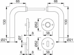 Garnitur RosetteE150Z/42KV/42KVS F69 8 SK/OL 37-42 6 Garnitur RosetteE150Z/42KV/42KVS F69 8 SK/OL 37-42 -BURG WÄCHTER Verkäufe 91196703 1