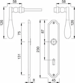 Garnitur SchildM112PL/310PGRT F71 8 BB-72 37-47 -BURG WÄCHTER Verkäufe 91196824 1