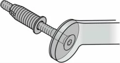 Bef.eins.M8 M.Gew.-Buchsef.MHK-Tür Edelstahl