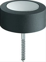 Boden-Türpuffer,24mm 0 38 3878,F69 Matt,Ø48mm