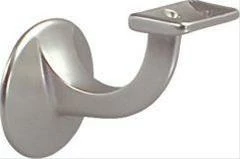 Geländerstütze M.Gew.M8 Flache Aufl. Edelst.matt