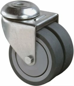 Doppellenkrolle,Gummirad,B101.A85.075