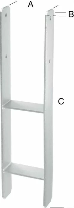 H-Pfostenträger Tzn 91 Stärke 6,0mm