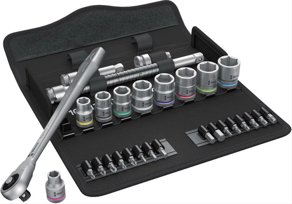 Steckschl.-Grt. 3/8" 29tlg. ZYKLOP Push Wera 3 Steckschl.-Grt. 3/8" 29tlg. ZYKLOP Push Wera