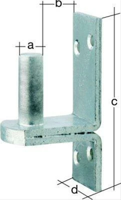 Haken Auf Platte 3302/K3/DII/20 Mm 3 Haken Auf Platte 3302/K3/DII/20 Mm