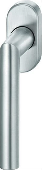 Fenstergriff,oval,Alu F1 34 1076, Stift 24-38mm