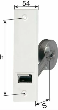 Gurtaufroller 72 Z. Einl.Gurtlänge 8 Meter