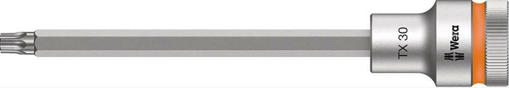 Schraubendr.-Einsatz 1/2"T30x140mm Haltef. Wera 3 Schraubendr.-Einsatz 1/2"T30x140mm Haltef. Wera