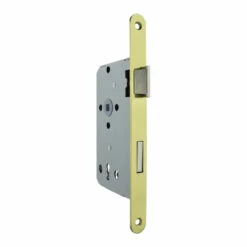 Zimmertür Einsteckschloss Buntbart DIN Rechts Poliert 55/72/8