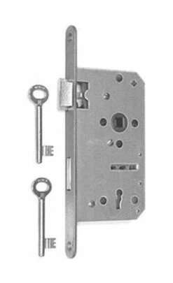 Zimmertür Einsteckschloss 55/72/8 DIN Rechts Falz