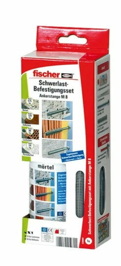 Schwerlast Befestigungsset SBS Ankerstange M8 Mörtel